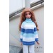 Sweater with Colored Stripes for Smart Doll