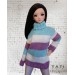 Sweater with Colored Stripes for Smart Doll