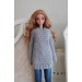 Gray Raglan Sweater for Smart Doll