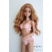 Crocheted Bikini Swimsuit “Pink Cloud” for Smart Doll