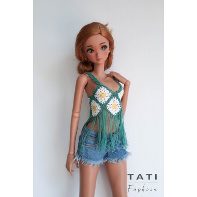 PDF: Top with fringes for Smart Doll