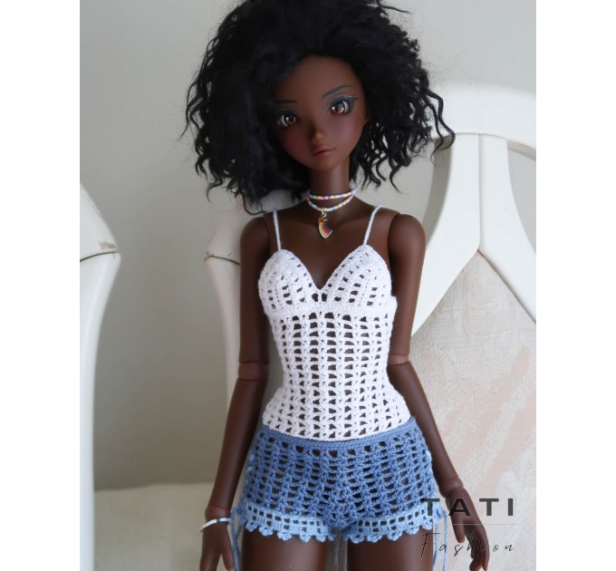 PDF: White Simple Top for Smart Doll