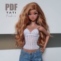 PDF: White Simple Top for Smart Doll