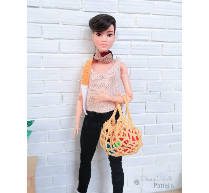 PDF: String bag for Barbie and 1/6 doll