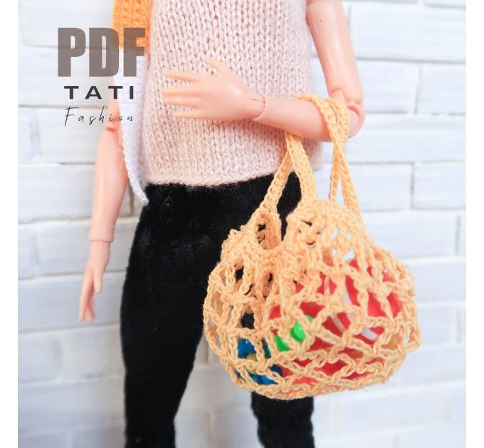 PDF: String bag for Barbie and 1/6 doll