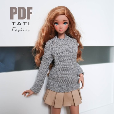 PDF: Gray Sweater for Smart Doll