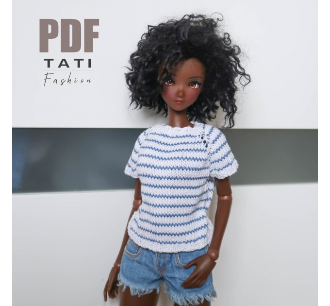 PDF: Striped T-Shirt for Smart Doll