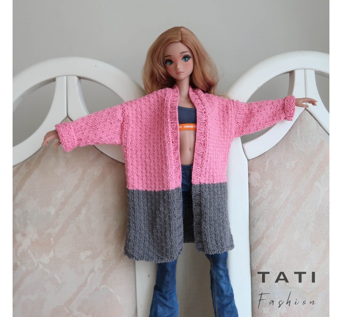 Long cardigan for Smart Doll