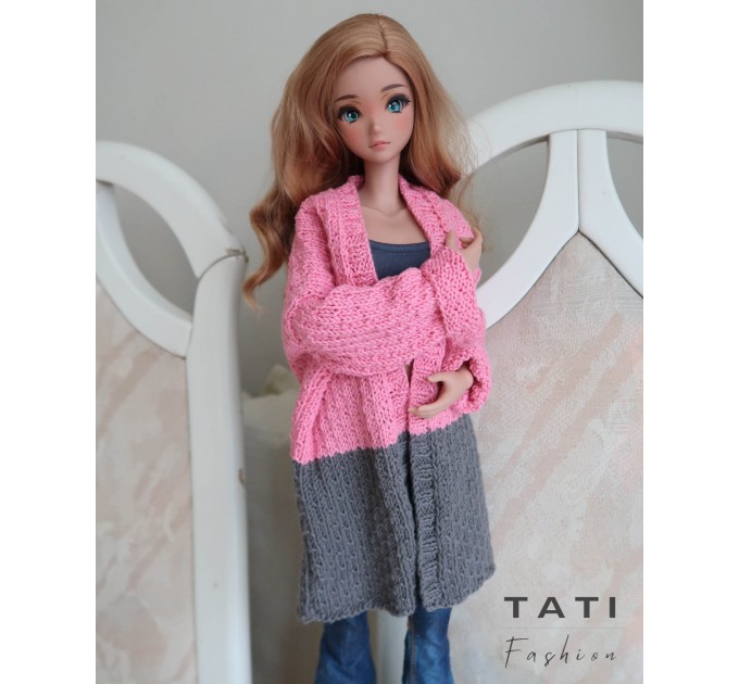 Long cardigan for Smart Doll