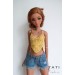 Yellow Crocheted Top for Smart Doll