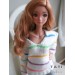 PATTERN: Sweater V-neck With Stripes for Smart Doll