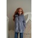 Soft coat with hood and pockets for Smart Doll